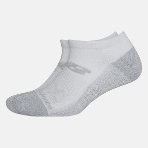 Calcetines New Balance 2PK Cooling Cushion Performance Lowcut Mujer Blancas | EC 2027WY