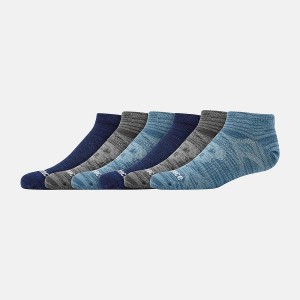 Calcetines New Balance Flat Knit No Show 6 Pack Niños Multicolor | EC 1024DN