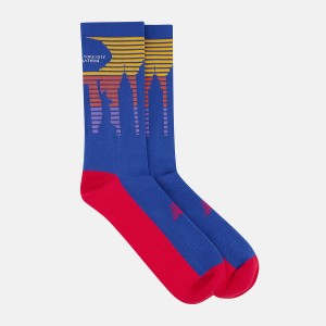 Calcetines New Balance NYC Marathon Crew Sock Hombre Azules | EC 1285FM