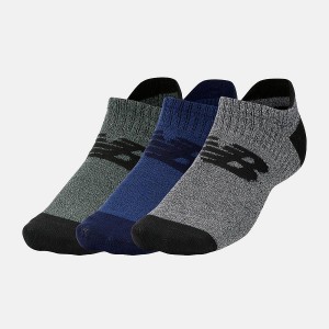 Calcetines New Balance Performance Invisible No Show 3 Pack Hombre Negras | EC 1286GL