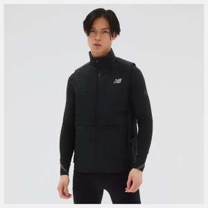 Chaquetas New Balance Heat Grid Hombre Negras | EC 1354TV