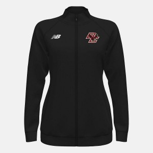 Chaquetas New Balance Knit Training(Boston College) Mujer Negras | EC 2070LH