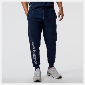 Pantalon New Balance Essentials Metallic Sweatpant Hombre Negras | EC 1392JJ