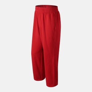 Pantalon New Balance Fleece Hombre Rojas | EC 1395ZG