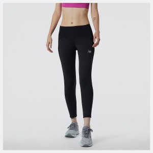 Pantalon New Balance Impact Run Crop Mujer Negras | EC 2102NB