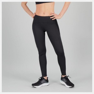 Pantalon New Balance Impact Run Tight Mujer Negras | EC 2104QZ