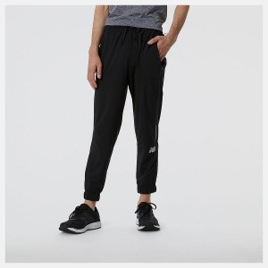 Pantalon New Balance Impact Run Woven Hombre Negras | EC 1399BC