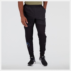 Pantalon New Balance NYC Marathon Q Speed Hombre Negras | EC 1403WY