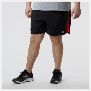 Short New Balance Accelerate 5 inch Hombre Negras | EC 1416GL