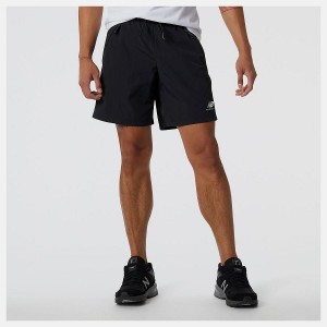 Short New Balance Athletics Wind Hombre Negras | EC 1422XF