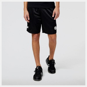Short New Balance Hoops Fundamentals Hombre Negras | EC 1429WY