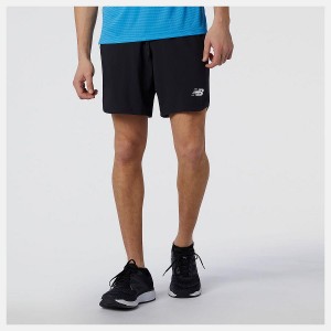 Short New Balance R.W.T Woven Hombre Negras | EC 1451BC