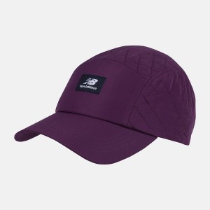 Sombreros New Balance 5 Panel Acolchado Lifestyle Hombre Moradas | EC 1216VD
