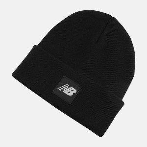 Sombreros New Balance Cuffed Flying NB Logo Hombre Negras | EC 1219MA