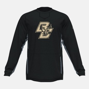 Sudadera con Capucha New Balance Baseball Pullover 2.0(Boston College) Hombre Negras | EC 1313HK