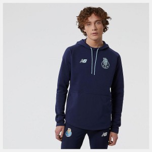 Sudadera con Capucha New Balance FC Porto Overhead Hoody Hombre Negras | EC 1322NB