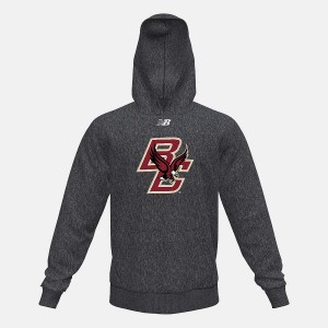 Sudadera con Capucha New Balance Fleece (Boston College) Hombre Negras | EC 1323MA