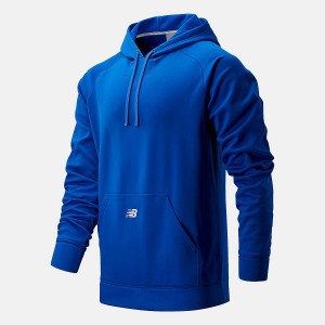 Sudadera con Capucha New Balance Perf Tech Hoody Hombre Azules | EC 1335SO
