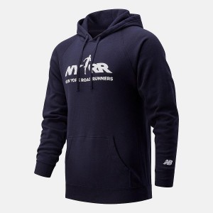 Sudadera con Capucha New Balance RFL Estampadas Hombre Negras | EC 1336DN
