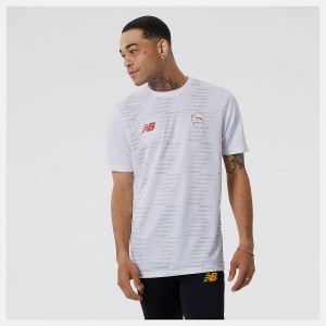 Tops New Balance AS Roma Lightweight Hombre Blancas | EC 1472LH