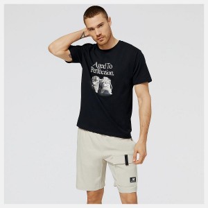 Tops New Balance Athletics Legacies Perfection Hombre Negras | EC 1485YU
