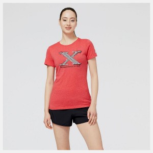Tops New Balance Bronx 10 Mile Mujer Rojas | EC 2198JJ