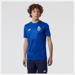 Tops New Balance FC Porto Lightweight Hombre Azules | EC 1511YU