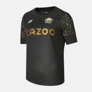Tops New Balance Lille LOSC Third Sleeve Jersey Hombre Negras | EC 1523KI