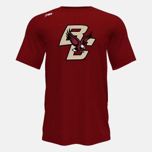 Tops New Balance Short Sleeve Tech(Boston College) Hombre Rojas | EC 1575KI