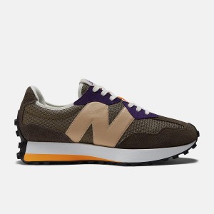 Zapatillas Lifestyle New Balance 327 Hombre Marrones | EC 1609MA