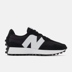 Zapatillas Lifestyle New Balance 327 Mujer Negras Blancas | EC 2272DN