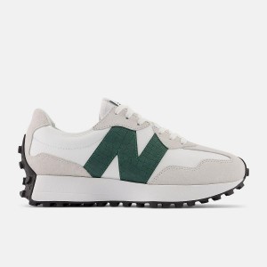 Zapatillas Lifestyle New Balance 327 Mujer Blancas Verde | EC 2269PQ