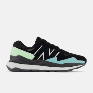 Zapatillas Lifestyle New Balance 57/40 Hombre Negras Verde | EC 1645PQ
