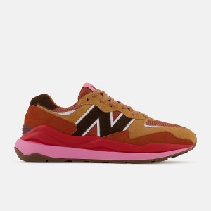 Zapatillas Lifestyle New Balance 57/40 Hombre Marrones Rojas | EC 1640TV
