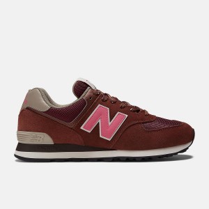 Zapatillas Lifestyle New Balance 574 Hombre Rojas | EC 1621SO