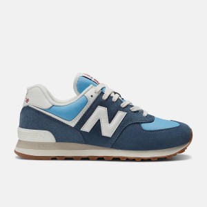 Zapatillas Lifestyle New Balance 574 Hombre Azules | EC 1620AP