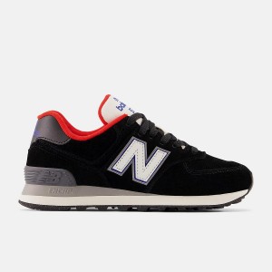 Zapatillas Lifestyle New Balance 574 Mujer Negras | EC 2289RW