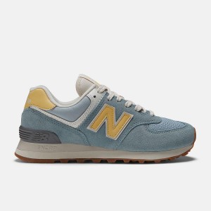 Zapatillas Lifestyle New Balance 574 Mujer Turquesa | EC 2287WY