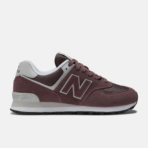 Zapatillas Lifestyle New Balance 574 Mujer Burdeos | EC 2279ZG