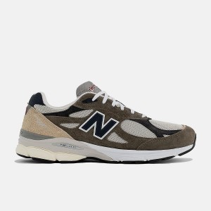 Zapatillas Lifestyle New Balance MADE in USA 990v3 Hombre Marrones Negras | EC 1694UT