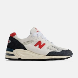 Zapatillas Lifestyle New Balance Made in USA 990v2 Hombre Beige Negras | EC 1688QZ