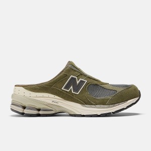Zapatillas Lifestyle New Balance SNS x 2002R Mule Hombre Verde Oliva | EC 1706LH