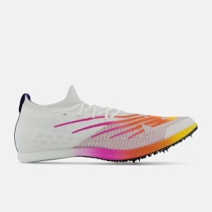 Zapatillas Running New Balance FuelCell MD-X Hombre Blancas Naranjas | EC 1895MA