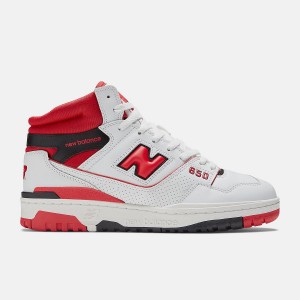Zapatillas de Baloncesto New Balance 650 Hombre Blancas Rojas | EC 1852OR