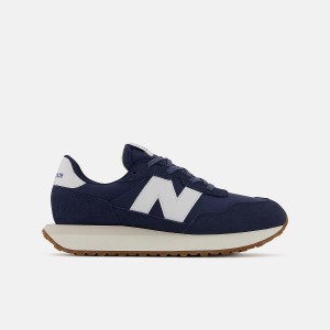Zapatos New Balance 237 Niños Azules Blancas | EC 1037MA
