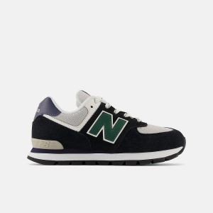 Zapatos New Balance 574 Niños Negras Verde | EC 1053HK