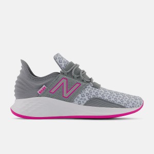 Zapatos New Balance Fresh Foam Roav Niños Gris Rosas | EC 1088NB