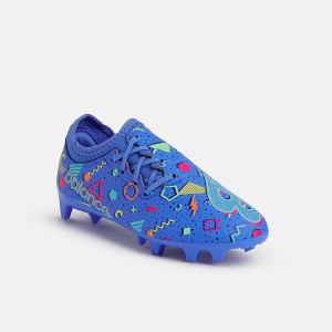 Zapatos New Balance Raheem Sterling Furon v7 Dispatch Junior FG Route to Success Niños Azules | EC 1102DN