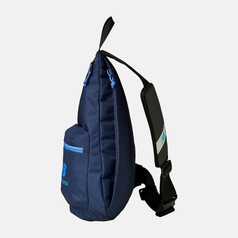 Bolsas New Balance Athletics Large Sling Hombre Azules | EC 1191BC