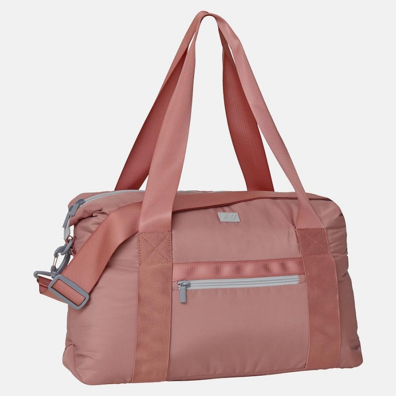 Bolsas New Balance Medium Duffel Mujer Rosas | EC 1953YU